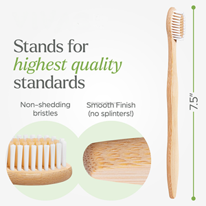 Biodégradable personnaliser marque privée <span class=keywords><strong>brosse</strong></span> <span class=keywords><strong>à</strong></span> <span class=keywords><strong>dents</strong></span> en bambou avec étui en bois de bambou <span class=keywords><strong>brosse</strong></span> <span class=keywords><strong>à</strong></span> <span class=keywords><strong>dents</strong></span> en bambou naturel - Product Image 5