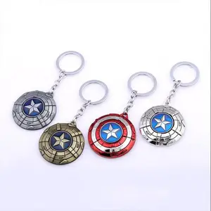 OEM Creative Marvel Series 3D Porte-clés en alliage de zinc Porte-clés de voiture Pendentif