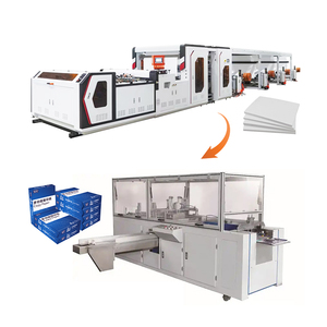 Macchina Automatica per la Produzione di Carta A4, <span class=keywords><strong>Linea</strong></span> di Taglio da Rotolo a Foglio, Macchina per Taglio e Confezionamento Carta A3 - Product Image 2
