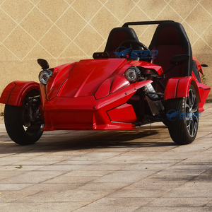 Factory Direct Sales High Quality Luxury Convertible Supercar China Reverse Tricycle 3 Wheel Motorcycle Sport Car - Product Image 2