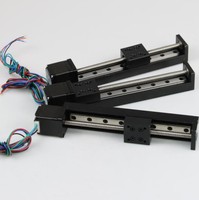 Actionneur de scène linéaire miniature, Mini Rail de guidage coulissant, vis CNC, Table de mouvement de plomb, moteur pas à pas Nema 11, course de 300mm