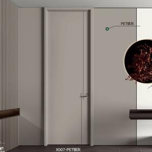 Top produttore in cina di alta qualità moderna porta interna in legno a filo Design per camera da letto Hotel per applicazione esterna - Product Image 1