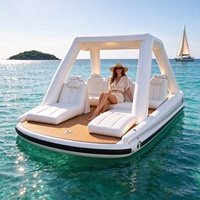 Vente directe d'usine de bateaux de pêche gonflables pliables en PVC de type catamaran