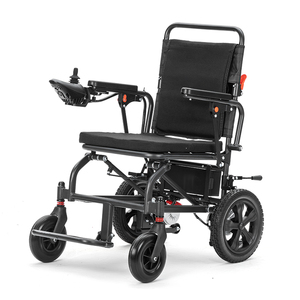 Silla de Ruedas Eléctrica Plegable Ligera con Marco de Acero al Carbono, Alcance de 15 km, <span class=keywords><strong>Precio</strong></span> Económico, para Personas Mayores - Product Image 3