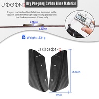 Extension de coin de pare-chocs arrière en fibre de carbone véritable pour Acura Integra Type S DE5 2023 2024 2025 2026 - Accessoires extérieurs