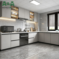 Armoires de cuisine SLS personnalisées, écologiques, résistantes à l'eau, en bois, modernes, modulaires, intégrées, ensemble complet, professionnelles, pour toute la maison
