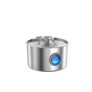 Meilleure fontaine à eau automatique pour animaux de compagnie, écologique, moderne, durable, 3,2 L, en acier inoxydable, pour chat, rechargeable, portable, silencieuse, pour boire - Product Image 2