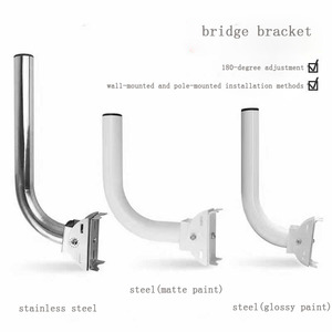 Soporte de Pared en Forma de L para Cámara de Seguridad CCTV Universal de Aluminio, Diámetro del Tubo 28mm - Product Image 2