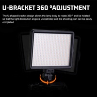 ZSYB P500 taşınabilir Mini Size15watt profesyonel kamera SMD Led Panel fotoğraf Video işığı