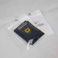 Sacs à fermeture éclair dans l'emballage en plastique personnalisé T-shirt de maillot de bain Sacs à fermeture éclair avec logo pour chaussettes et vêtements