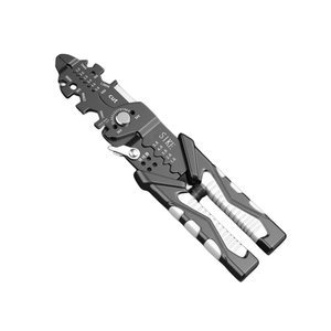 Pince à fil électrique allemande multifonctionnelle 25-en-1 pour électricien, avec poignée ABS, pour bobiner/dénuder/sertir/diviser les fils - Product Image 2