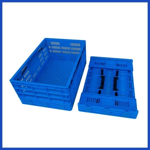 Caisse en <span class=keywords><strong>plastique</strong></span> pliable à mailles ventilées de grande taille <span class=keywords><strong>et</strong></span> résistante, pour le stockage des <span class=keywords><strong>fruits</strong></span> <span class=keywords><strong>et</strong></span> légumes. Caisse pliable empilable de qualité supérieure - Product Image 5