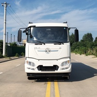 Camion balayeuse de voirie électrique pure Dongfeng 4x2, largeur de balayage 3500 mm, haute efficacité