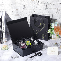 Boîte cadeau en papier parfumé personnalisée, pliable, magnétique, de qualité supérieure, recyclable, avec ruban, prix de gros personnalisé, logo personnalisé
