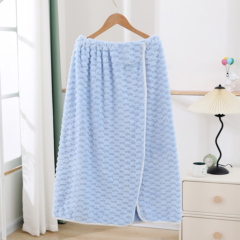 Robe de bain bustier bleue