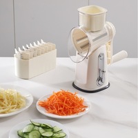 Râpe manuelle multifonctionnelle à manivelle pour légumes, coupe-légumes moderne et très vendue, avec récipient, pour râper et trancher les pommes de terre
