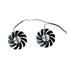 Nuevo ventilador GPU 4pin 75MM PLD08010S12HH adecuado para MSI <span class=keywords><strong>GTX</strong></span> <span class=keywords><strong>460</strong></span> 560 570 Twin Frozr II Zotac GTX770 ventilador de refrigeración de tarjeta gráfica - Product Image 2