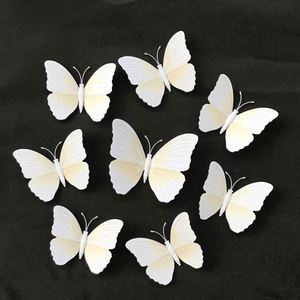 6/8/10/12CM Colorful Realistic Butterfly Home Party Decoration Removable Butterflies 3D Wall Art <b>Decal</b> Decorative Stickers - Product Image 1
