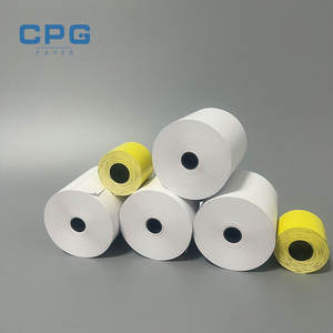 Rouleaux de papier thermique personnalisés par le fabricant 57x45mm pour la logistique et les points de vente - Product Image 1