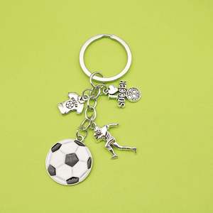 Porte-clés mousqueton en métal personnalisé, thème Coupe du Monde 2026, en alliage de zinc, souvenir promotionnel, style vintage et mode - Product Image 3