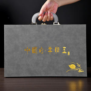 Dehua Mutton Fat Jade White Porcelain Kung Fu <b>Tea</b> Set With Gaiwan Teacups Gift <b>Box</b> For Business Gifts Festival Celebrations - Product Image 2