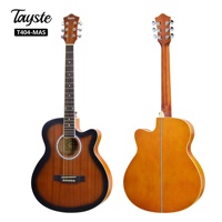 Guitare Électro-Acoustique 40 Pouces à Pan Coupé Économique de Haute Qualité