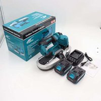 Scie à ruban électrique portable 21V à batterie lithium, vitesse variable, sans fil, pour le bois