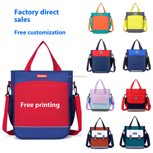 Custom Printed Promotional Backpack for Primary School Students Tutorial Bag Logo for Homework Training Class Handbag