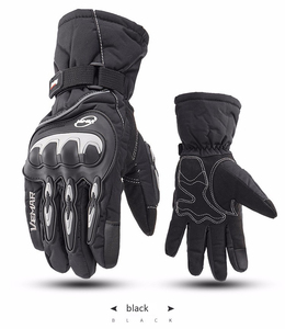 Sıcak kış su geçirmez anti-fall artı kadife kalınlaşma dokunmatik ekran bisiklet eldiveni bisiklet eldivenleri kış guantes moto invierno - Product Image 4