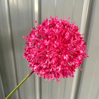 Tige de fleur d'allium artificielle géante, boule d'allium artificielle haute pour la décoration florale de mariage