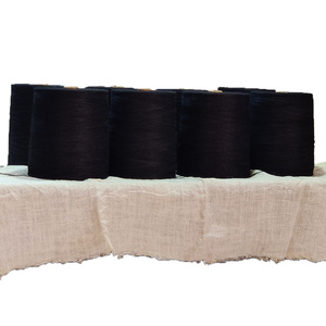 Fil de jute noir texturé torsadé pour le tissage, le tricot, l'artisanat, le macramé, le crochet, le matériel de confection textile - Product Image 2