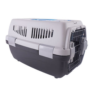 Cage pour chien en plastique S M L XL <span class=keywords><strong>XXL</strong></span>, transporteur pour animaux de compagnie, valise de transport pour chien sur roulettes - Product Image 2