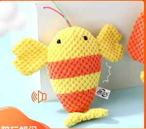 ของเล่นสุนัข<span class=keywords><strong>กัด</strong></span>แบบโต้ตอบได้ของเล่นฝึกปลามีเสียงดังสำหรับสัตว์เลี้ยงเพื่อการงอกของฟันเพื่อการออกกำลังกายบรรเทาความเครียด - Product Image 5