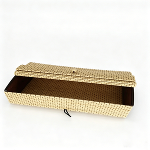 Cesto portaoggetti in bambù naturale intrecciato, artigianato in <span class=keywords><strong>legno</strong></span>, di tendenza, in promozione - Product Image 6