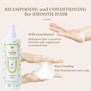 Hydrating Organic Shampoo Private Label Argan Coconut Oil Smooth Moisture Shampoo And Conditioner For All Hair Types