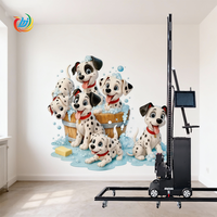 Máquina impresora de pared 3D Impresora de pared vertical 3D automática Máquina de pintura directa a la pared Boquilla DX10 DX7 Pson