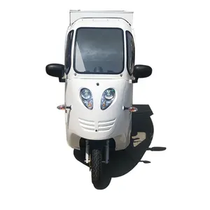 電気3輪オートバイキャビンタクシー三輪車中国完全密閉型