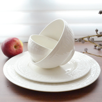 Services de vaisselle en céramique et porcelaine durables, sans BPA, écologiques, résistants à la chaleur, adaptés au four, étanches, compatibles lave-vaisselle et micro-ondes