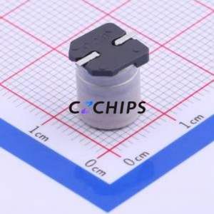 ตัวเก็บประจุ EEE1CA331UAP อลูมิเนียมอิเล็กโทรลีติค SMD D8xL10.2mm 330uF 20% 16V 320mA-120Hz - Product Image 2