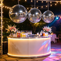 Heißer Verkauf Neues Design Disco-Spiegelkugel Nachtclub-Dekoration Spiegelkugel für Party KTV Nachtclub Hochzeit T-Bühne Show Bar