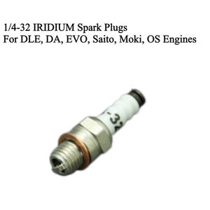Bujía 1/4-32 para Aviones RC, Compatible con Motores de Gasolina TOYAN, CISON, ENJOMOR, RETROL, DLE, DA, EVO, <span class=keywords><strong>SAITO</strong></span>, MOKI, OS - Product Image 1