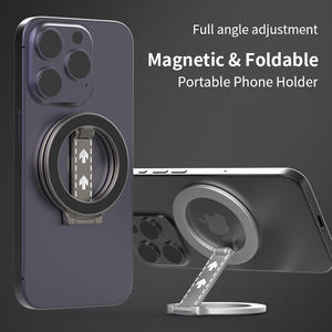 Pour support de téléphone magnétique Double face béquille poignée magnétique pour iPhone pour Samsung pour Huawei pour Xiaomi support de support - Product Image 4