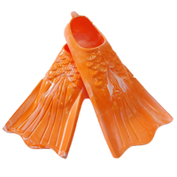 Nouvelle conception d'équipement de plongée, palmes courtes en silicone pour la plongée sous-marine et la plongée libre, palmes à écailles de poisson, palmes de natation pour enfants, prix de gros