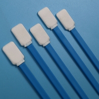 714 Tampon de nettoyage à manche vert, plat et carré, en polyester, pour écrans, lentilles et imprimantes