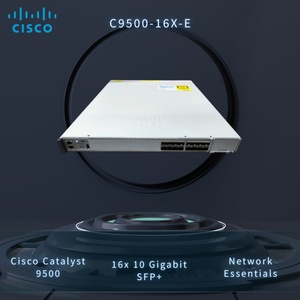 สวิตช์ Catalyst C9500-16X-E SFP ของแท้ใหม่เอี่ยม 16 พอร์ต 4 พอร์ตอัปลิงค์กิกะบิต SFP รับประกัน 1 ปี รองรับ QoS SNMP Managed Switch - Product Image 2