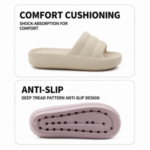 <span class=keywords><strong>Ciabatte</strong></span> da donna OLICOM Cloud Slides Pillow <span class=keywords><strong>con</strong></span> supporto plantare, sandali in EVA antiscivolo ad asciugatura rapida per doccia, <span class=keywords><strong>casa</strong></span>, interni ed esterni - Product Image 3