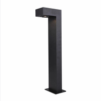 Lampe de jardin carrée en aluminium LED étanche IP65, style moderne de haute qualité, lampes de pelouse, lampes de cour, lampes d'ambiance