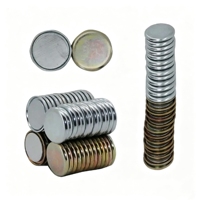 Kancing Bulat Kuat Tersembunyi dengan Jahitan PVC Magnet D20x2mm Magnet Neodymium Kancing Magnetik Tersembunyi