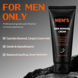 Crema depilatoria delicata per uomo, senza irritazioni, per la rimozione dei <span class=keywords><strong>peli</strong></span> intimi, <span class=keywords><strong>del</strong></span> <span class=keywords><strong>petto</strong></span>, delle ascelle e delle gambe. - Product Image 5