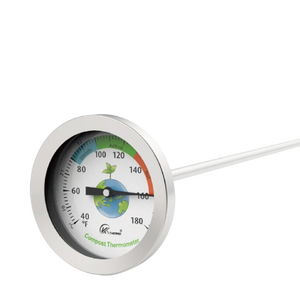 Mesure de la température du compost Sonde bimétallique en acier inoxydable Thermomètre de sol étendu Thermomètre de jardin - Product Image 3